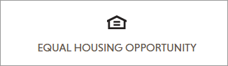 Black and white image of a house above the words Equal Housing Opportunity in capital letters.